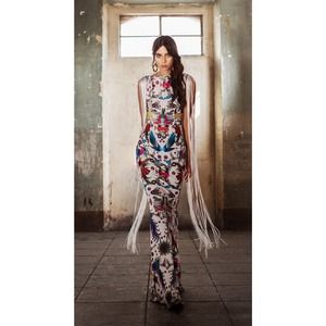 Vintage Handmade Mexica Bridal Beards Dress Wedding By Nayibi Mexico Size M NEW